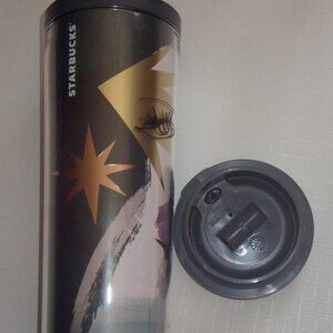Starbucks Siren Travel Tumbler Abstract Face 16 oz